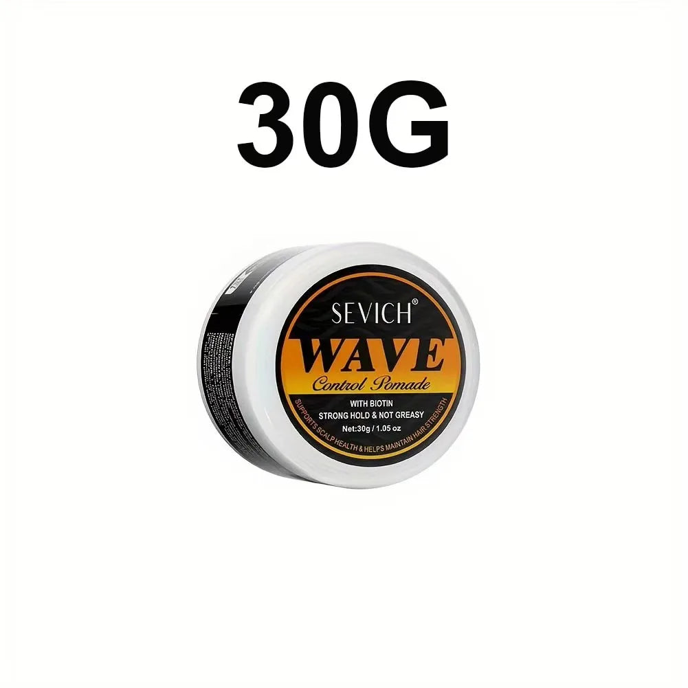 200ml Biotin Wave Shampoo 360 Style Deep Sport Waves Strong Hold Waves Control Hair Styling Paste Wavy Cream For African Men