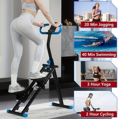 Stepper Fitness Vertical Climber Pieghevole – Attrezzo Cardio per Allenamento Completo a Casa. TK