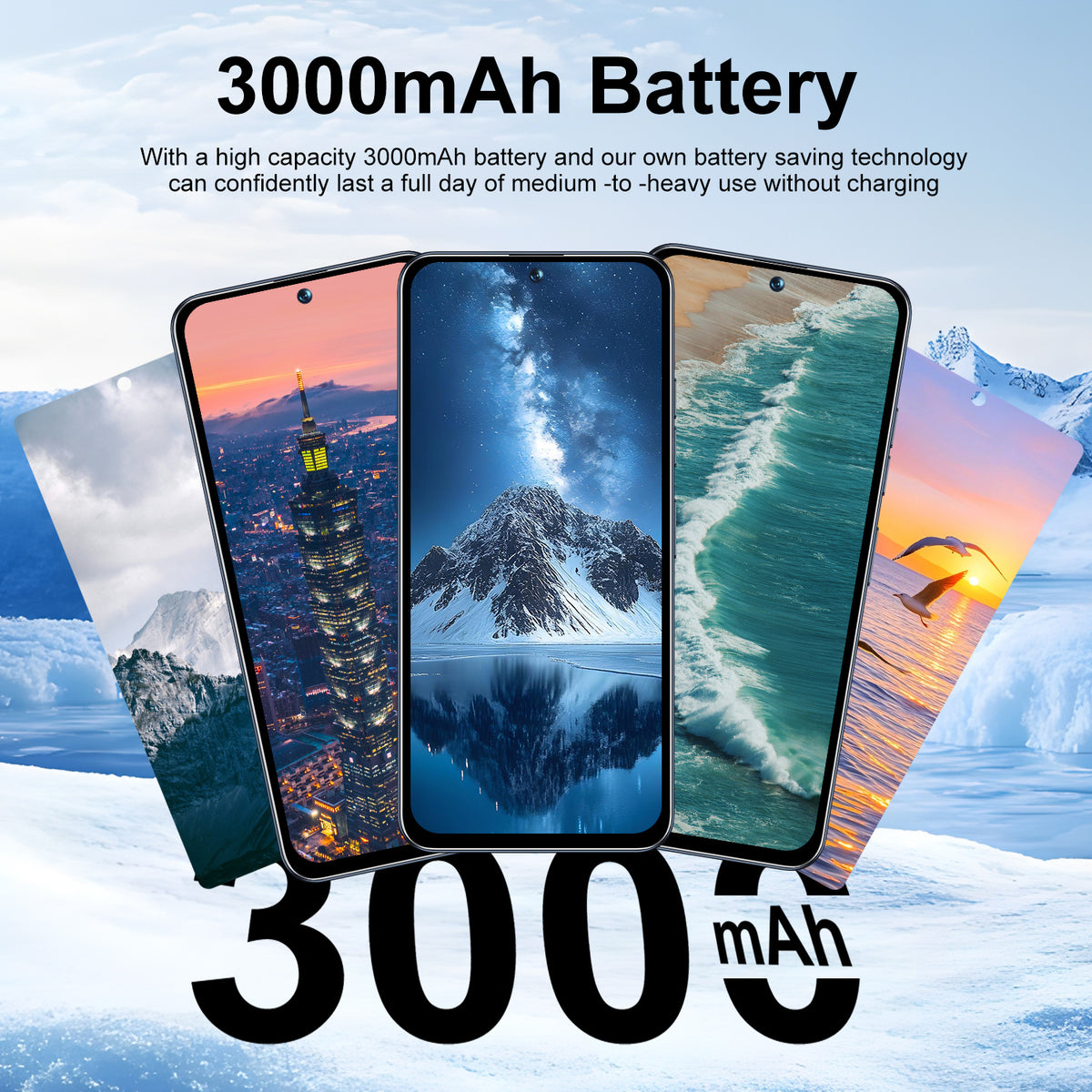 Smartphone with Dual SIM Dual Standby, 3G, 2GB of RAM, 16GB of Storage, a Large 6.5-Inch Touchscreen, 2MP And 5MP Cameras, Android 8.1