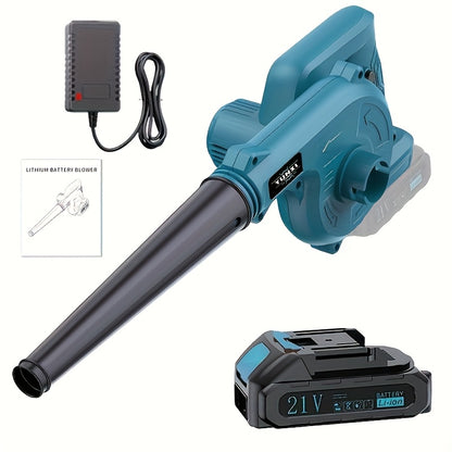 Battery Blower, 300W 12000 rpm for lawn care, leaf removal