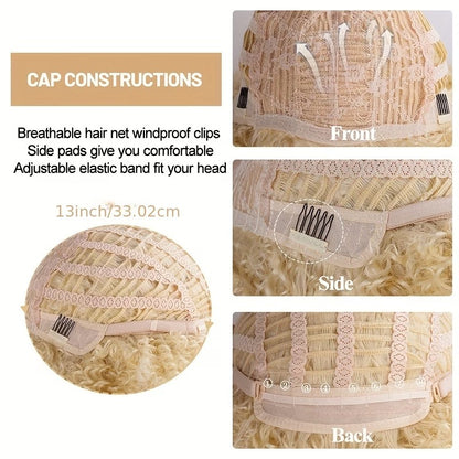 Libera tutto il fascino del volume afro con la nostra Parrucca Riccia e Crespa "Bomba Afro" da 40 cm. TK