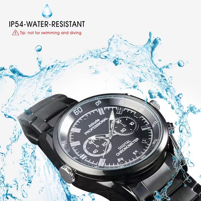 Orologio con Videocamera 1080P – Sensore CMOS 2MP, Visione Notturna, Microfono Integrato, Registrazione H.264